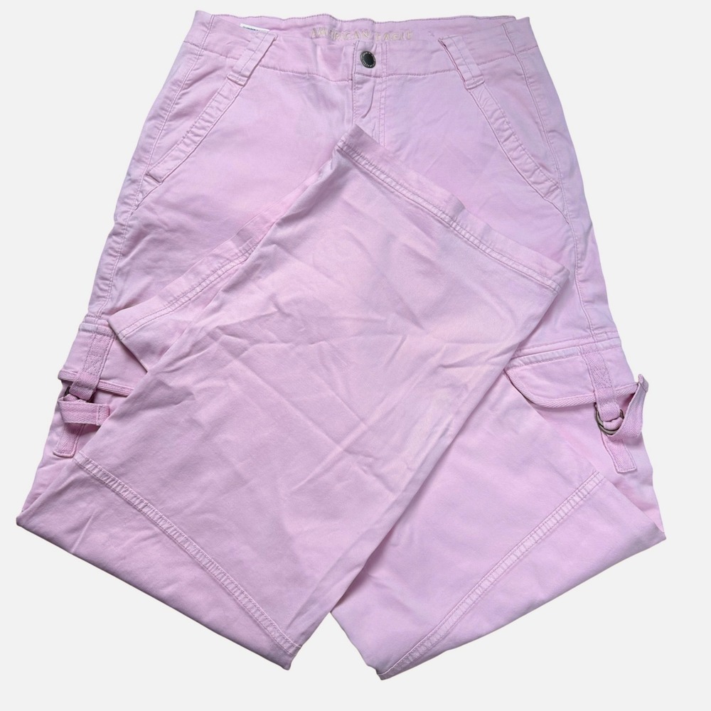 American Eagle (Pink) Cargo Pants Women Size 2